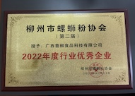 2022年度行业优秀企